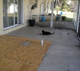 any ideas for a screened in porch floor