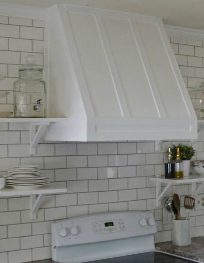 fake a gorgeous built in kitchen with these 13 hacks, Use an MDF board to build a range hood