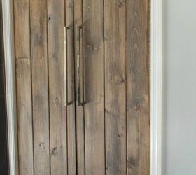 fake a gorgeous built in kitchen with these 13 hacks, Add some doors to your open pantry