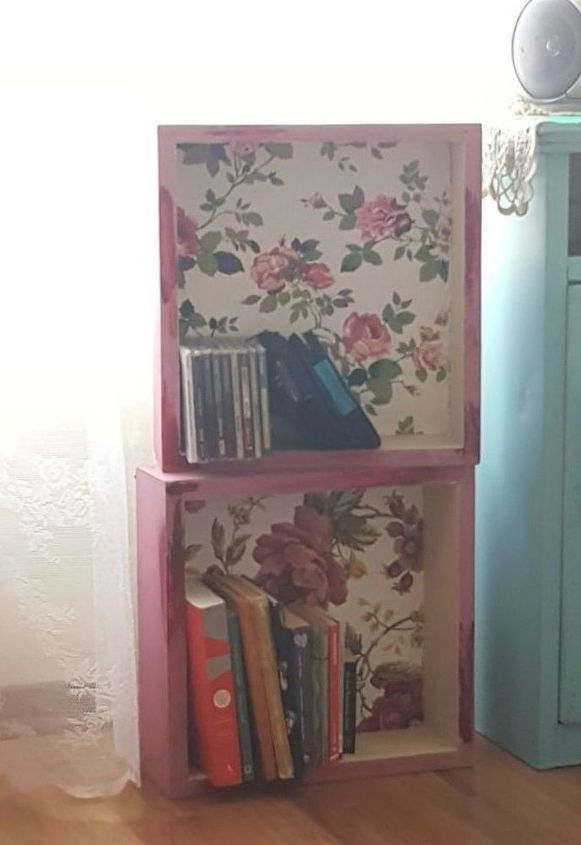pull drawers out of your dressers for these 13 brilliant ideas, Pile them up for makeshift bookshelves