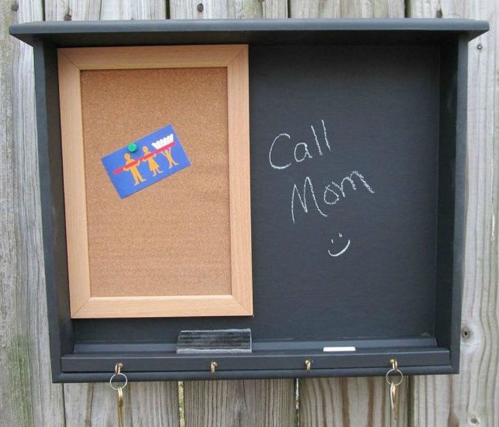 pull drawers out of your dressers for these 13 brilliant ideas, Make them into hallway memo boards