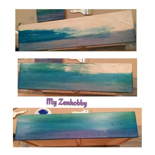 my sea chest make over, painted furniture
