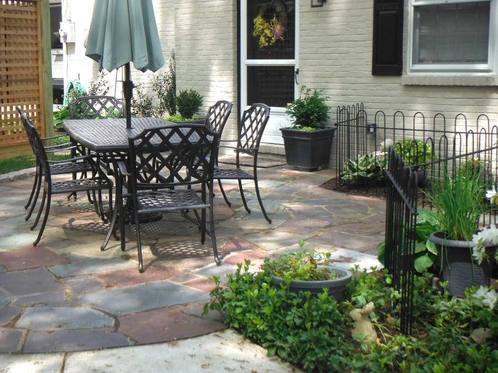 could i paint this slate patio