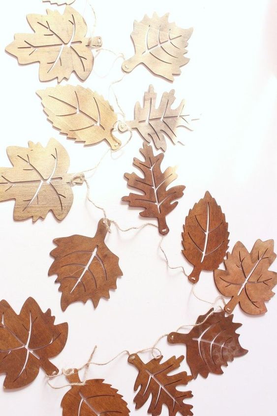 posavasos de hojas otoales diy