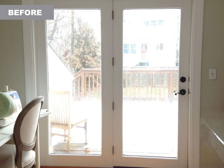 privacy glass using contact paper