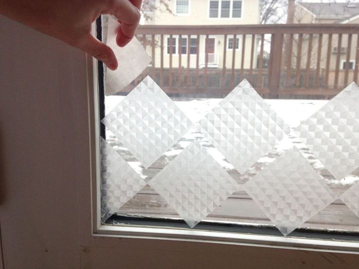 privacy glass using contact paper