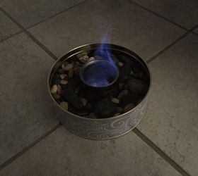 tazn de fuego simple para interior exterior