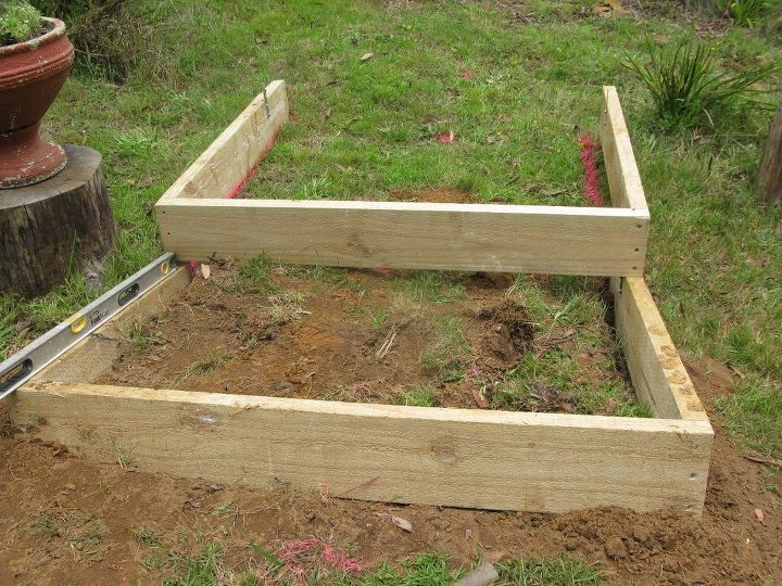 escaleras de madera para el jardn