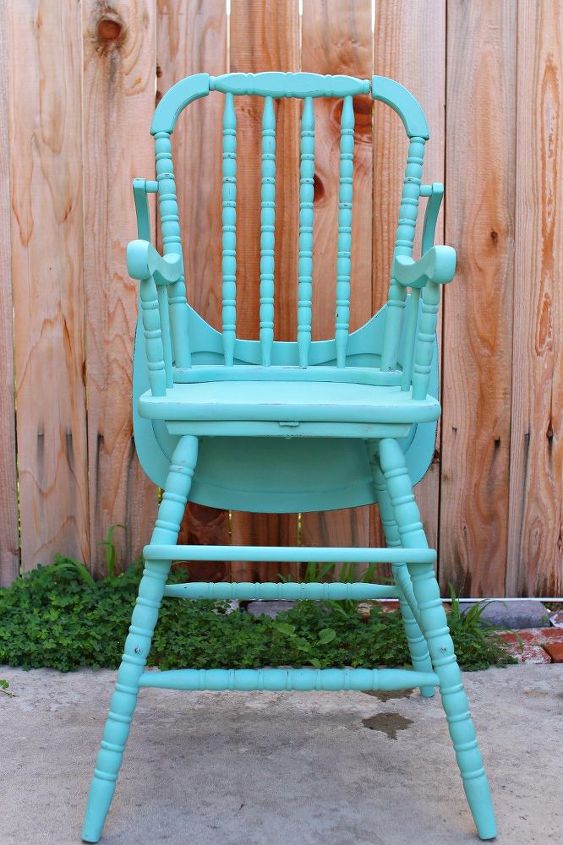 an antique high chair in bliss, repurposing upcycling