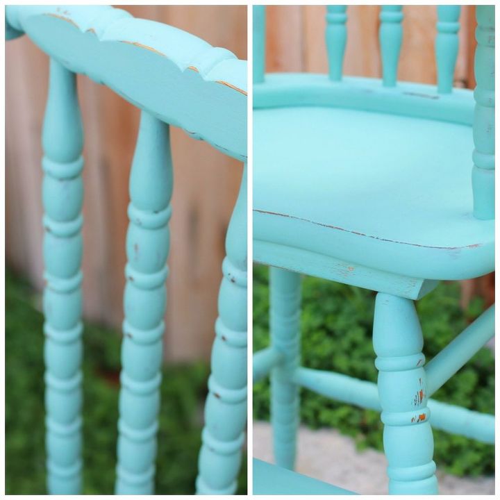an antique high chair in bliss, repurposing upcycling