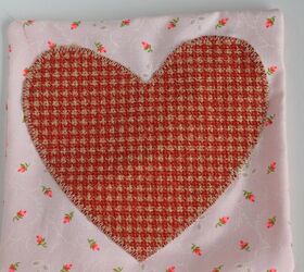 mini valentine s day pillows with a burlap heart, crafts, seasonal holiday decor, valentines day ideas