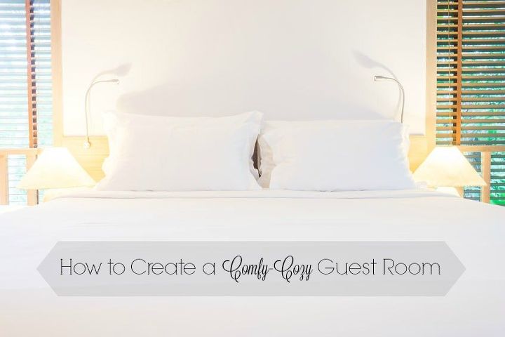 how to create a comfy cozy guest room, how to