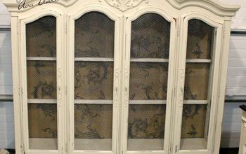 Upcycling a Vintage Hutch Into 2 New Pieces