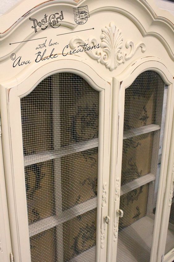 upcycling a vintage hutch into 2 new pieces