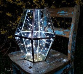 14 amazing fairy light ideas we re definitely going to copy, This stylish hurricane lamp for your vanity