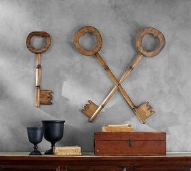 rustic wooden keys inspired by pottery barn, outdoor living