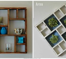e what do you do with an old display shelf, shelving ideas