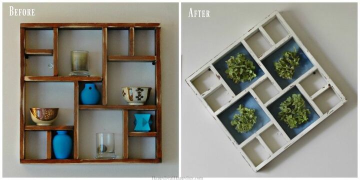 e what do you do with an old display shelf, shelving ideas