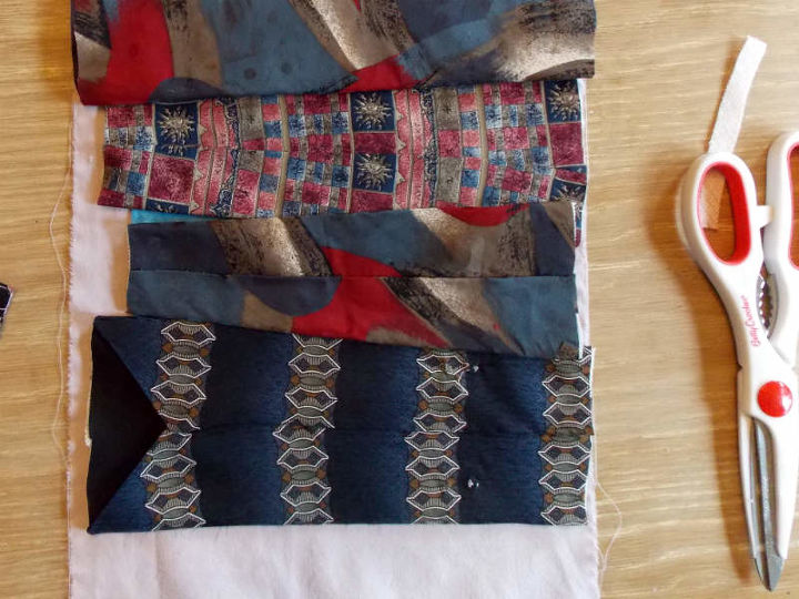 impresso de seda com gravatas de seda projeto de artesanato super divertido e