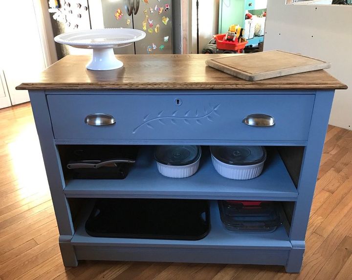 A Kitchen Island Out Of Dresser, How To Convert A Dresser Kitchen Island