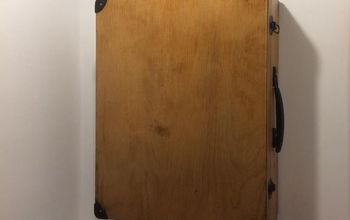 Old Suitcase Into Bathroom Cabinet