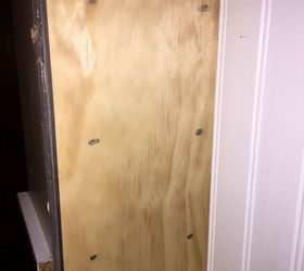 door way hack, doors, Shelf clip holes ready to be drilled