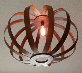 pendant lamp from recycled wood, lighting