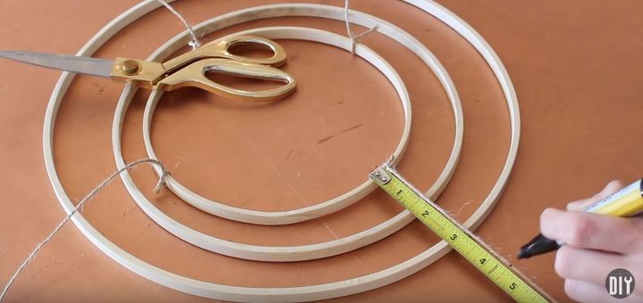 diy chandelier boho fringe, lighting