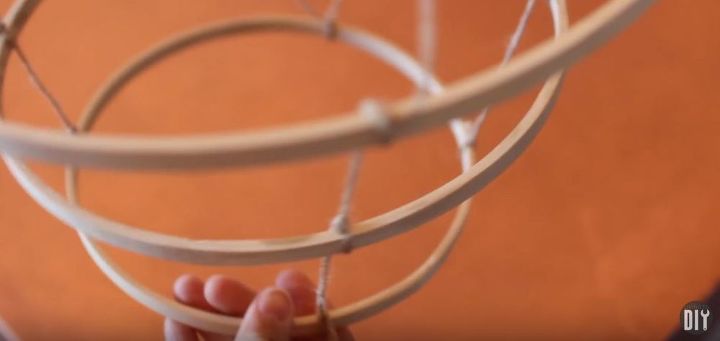 diy chandelier boho fringe, lighting