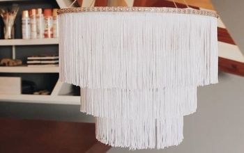DIY Boho Fringe Chandelier