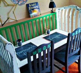 s don t kick your old crib to the curb before seeing these 14 ideas, curb appeal, Reshape it into a desk and craft station