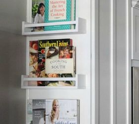 s organize your kitchen with these 16 simple and cheap storage ideas, kitchen design, organizing, storage ideas, Install thin bookshelves on your cabinets