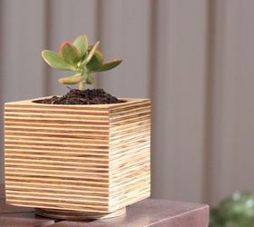 Plywood Flower Pot