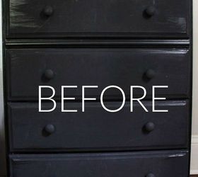 s stop everything these dresser makeovers look ah mazing, painted furniture, Before Dark scratched and faded