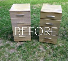 s stop everything these dresser makeovers look ah mazing, painted furniture, Before A standard plain jane dresser set