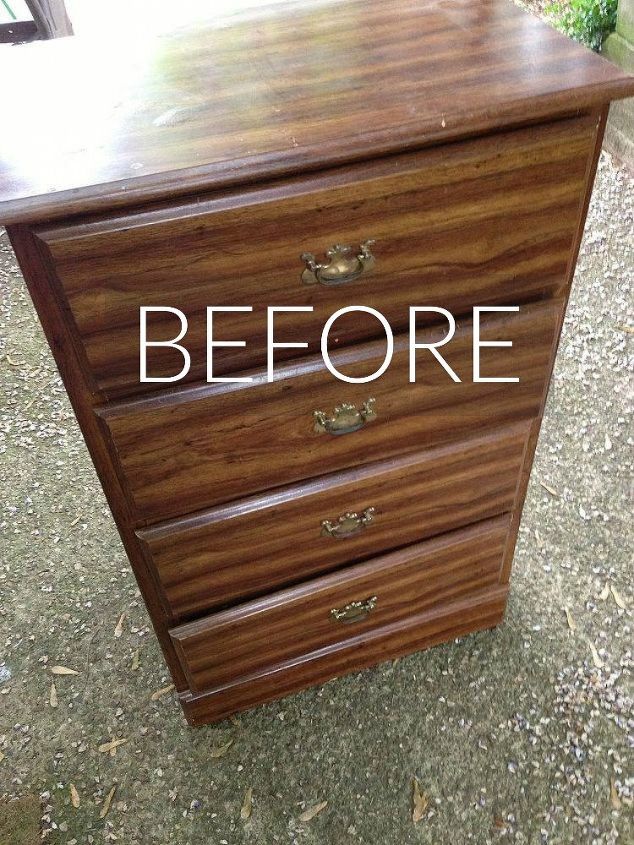s stop everything these dresser makeovers look ah mazing, painted furniture, Before An old panel wood dresser