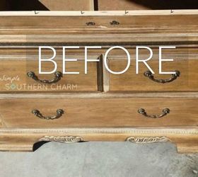 s stop everything these dresser makeovers look ah mazing, painted furniture, Before A standard wooden dresser
