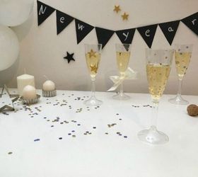 14 shocking things you can do with those leftover plastic cups, Jazz them up with sequins for New Year s