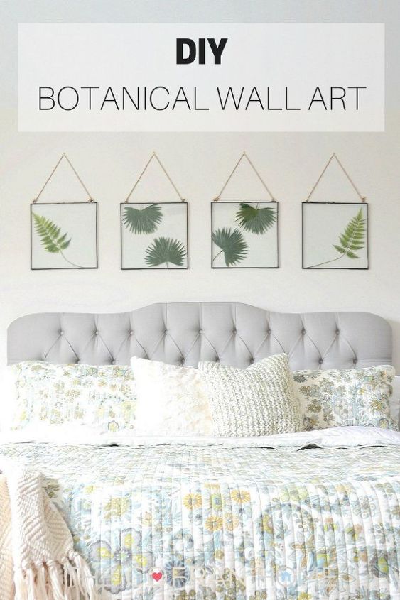 diy botanical wall art, crafts