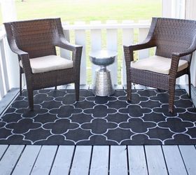 diy outdoor rug, reupholster