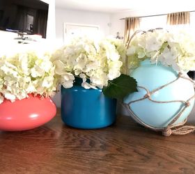 upcycled light globe vases
