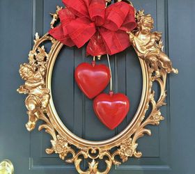 a diy valentine s wreath with a picture frame, crafts, seasonal holiday decor, valentines day ideas, wreaths