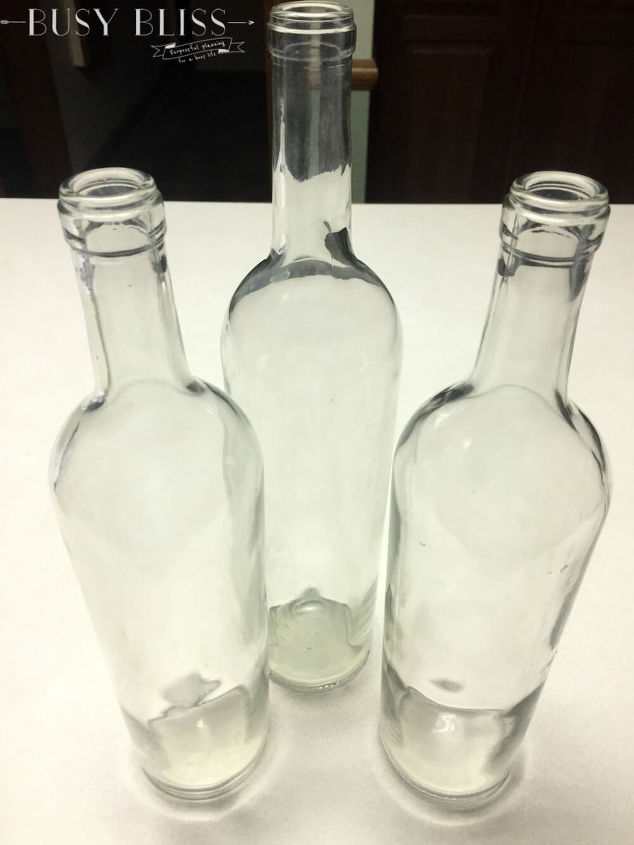 the simple way to make decorative wine bottles