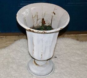 make a metal garden sphere planter from thrift store finds, gardening