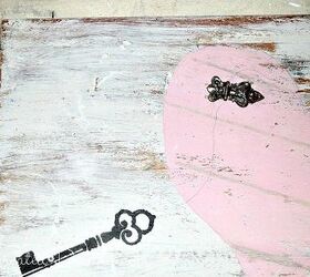 rustic valentine art, crafts, seasonal holiday decor, valentines day ideas