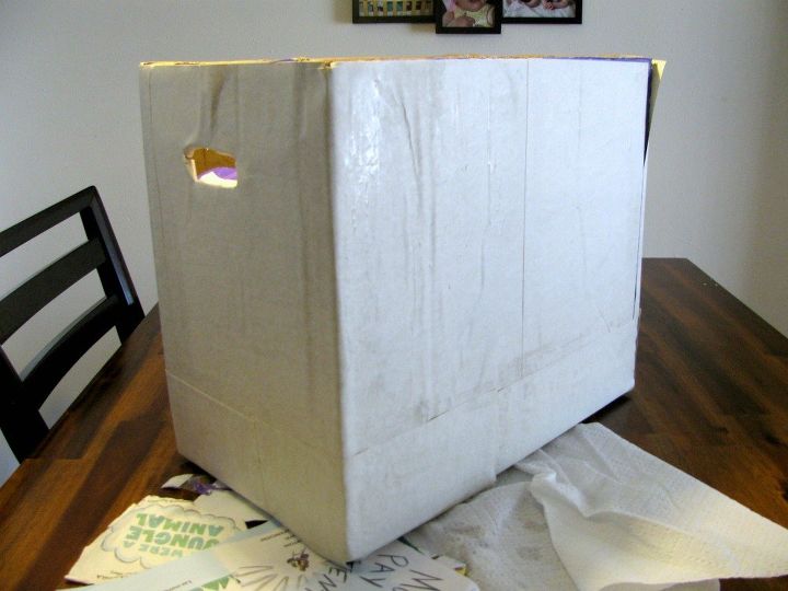 how to reuse a diaper box and an old children s books, how to