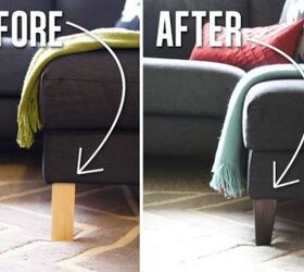 transforme cualquier habitacin en menos de 2 horas con estas 11 brillantes ideas, A ade clase a tu sof con nuevas patas