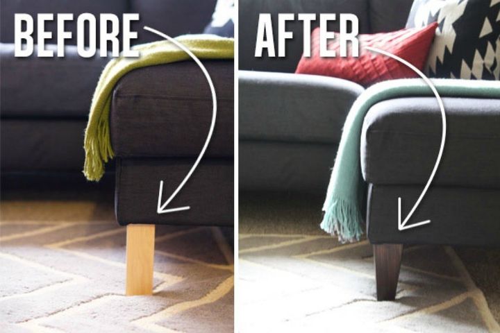 transforme cualquier habitacin en menos de 2 horas con estas 11 brillantes ideas, A ade clase a tu sof con nuevas patas