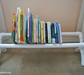 s why everyone is grabbing pvc pipes for their home decor, home decor, plumbing, They can become easy convenient book storage