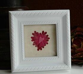s 20 heartfelt valentine s day gifts for under 20, seasonal holiday decor, valentines day ideas, Cut out paint chips and frame them